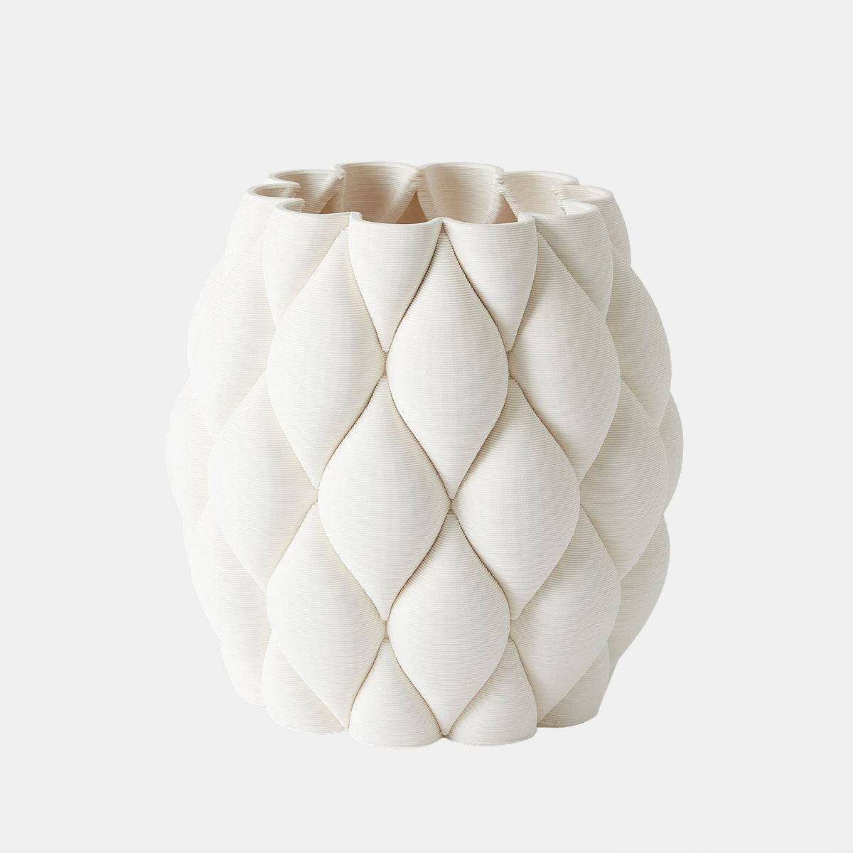 Appoggiare Vase-Matte White, large