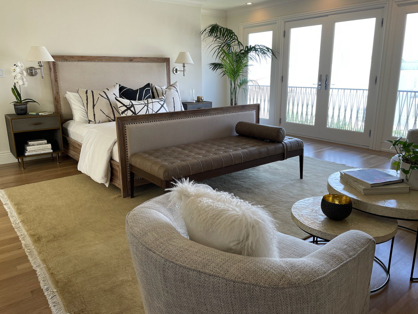 9x12 wool, gold with fringe