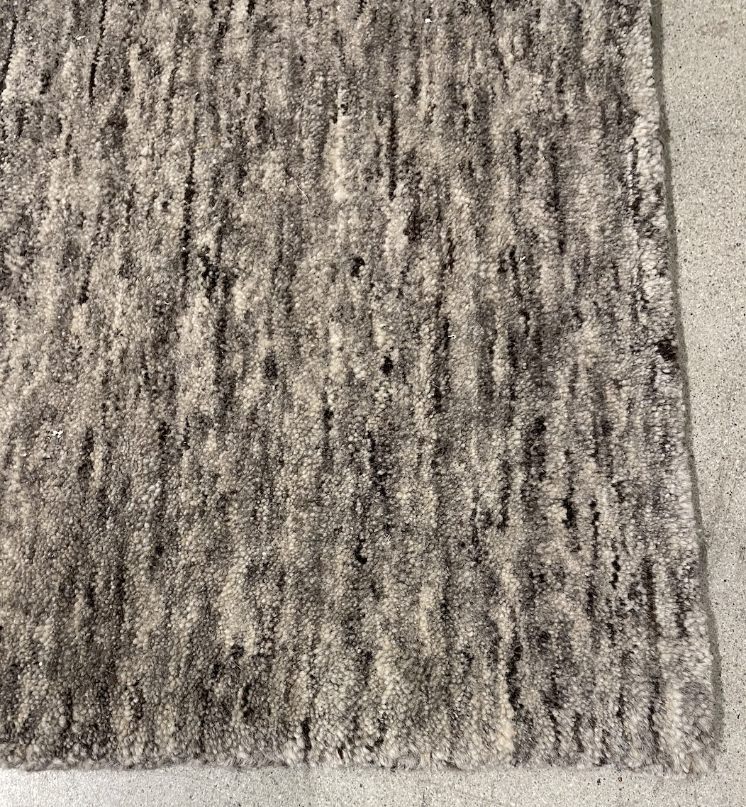 8x10 Neutral rug with tan, brown and black