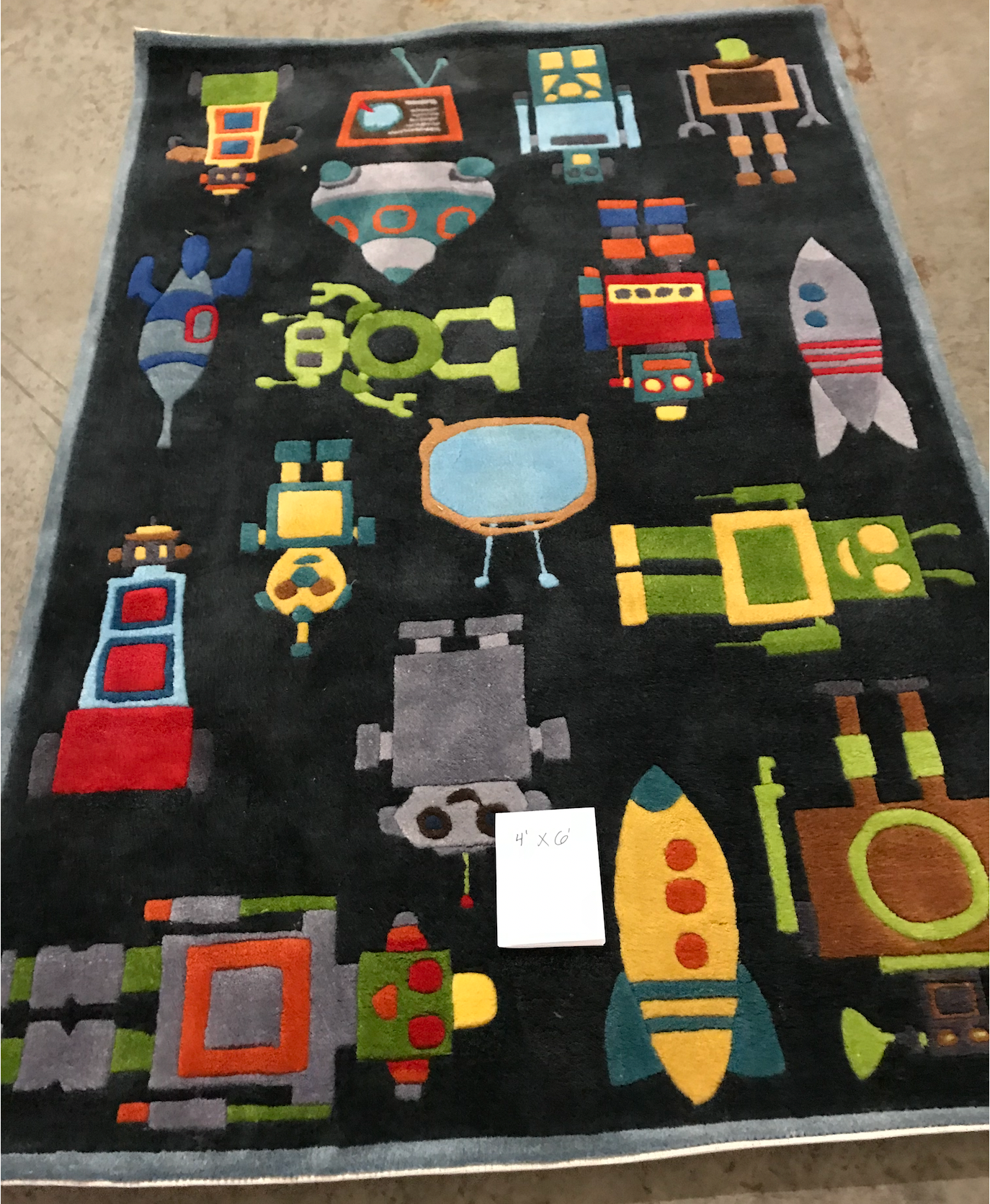 4x6 Robot rug