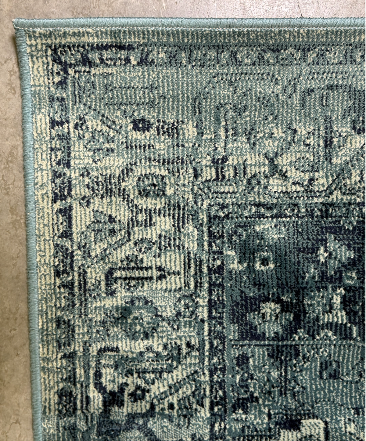 3'11" x 5' 6.25" Turquoise