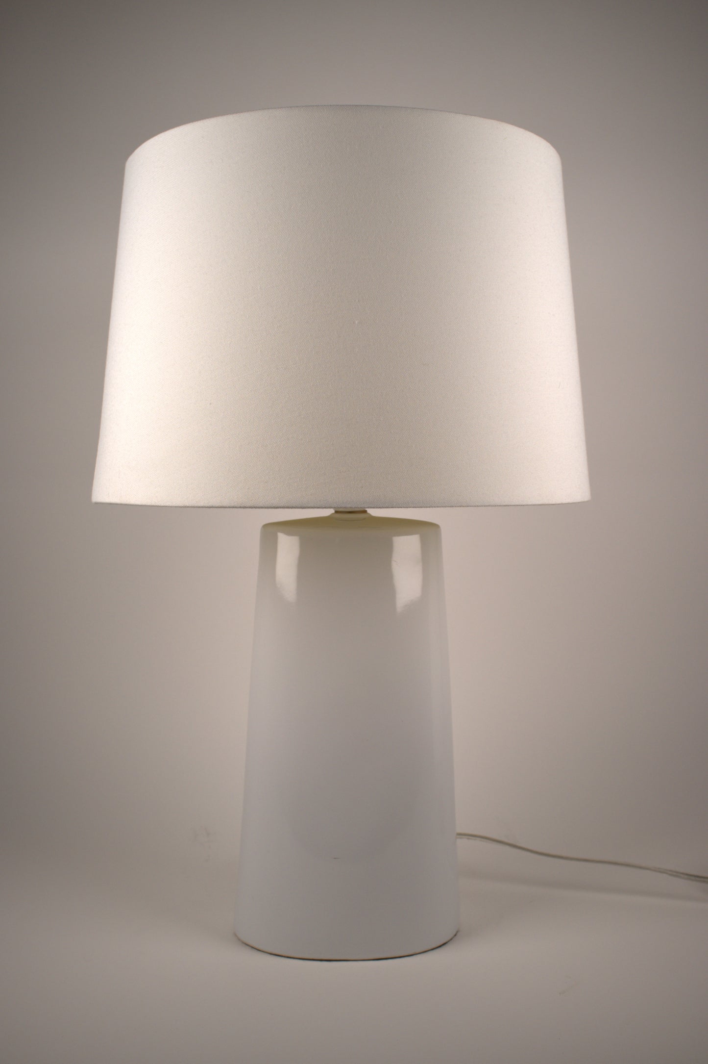 White table lamp