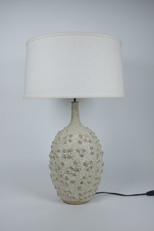 Mid Century Styled Lamp with Heavy Texture