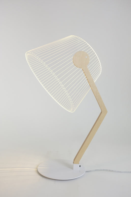 Flat Plexiglass Desk Lamp