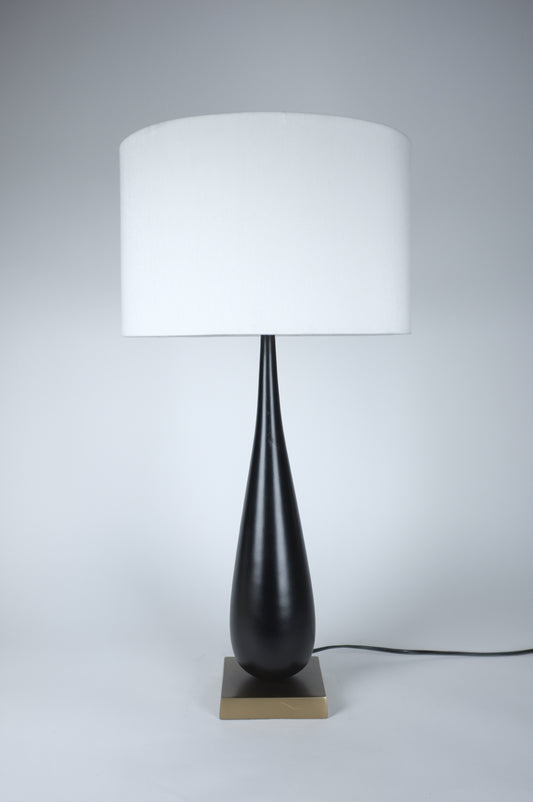 Black Tear Drop Base Table Lamp