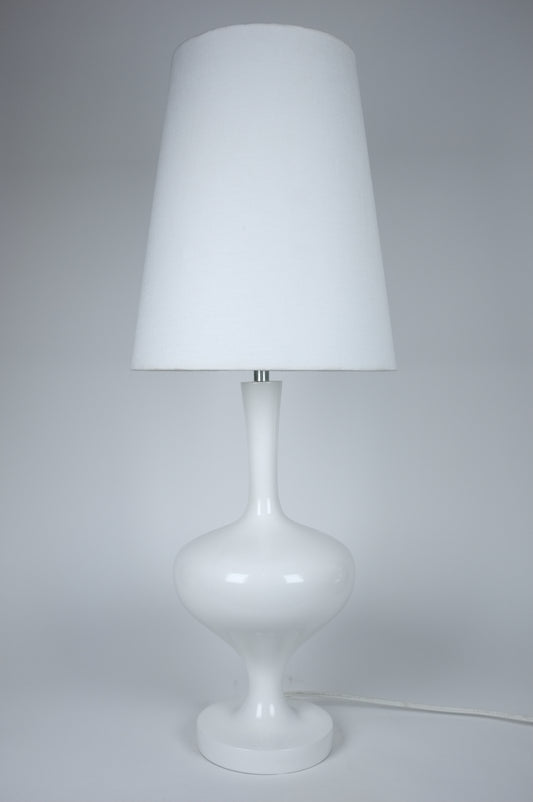 Shapely White Table Lamp