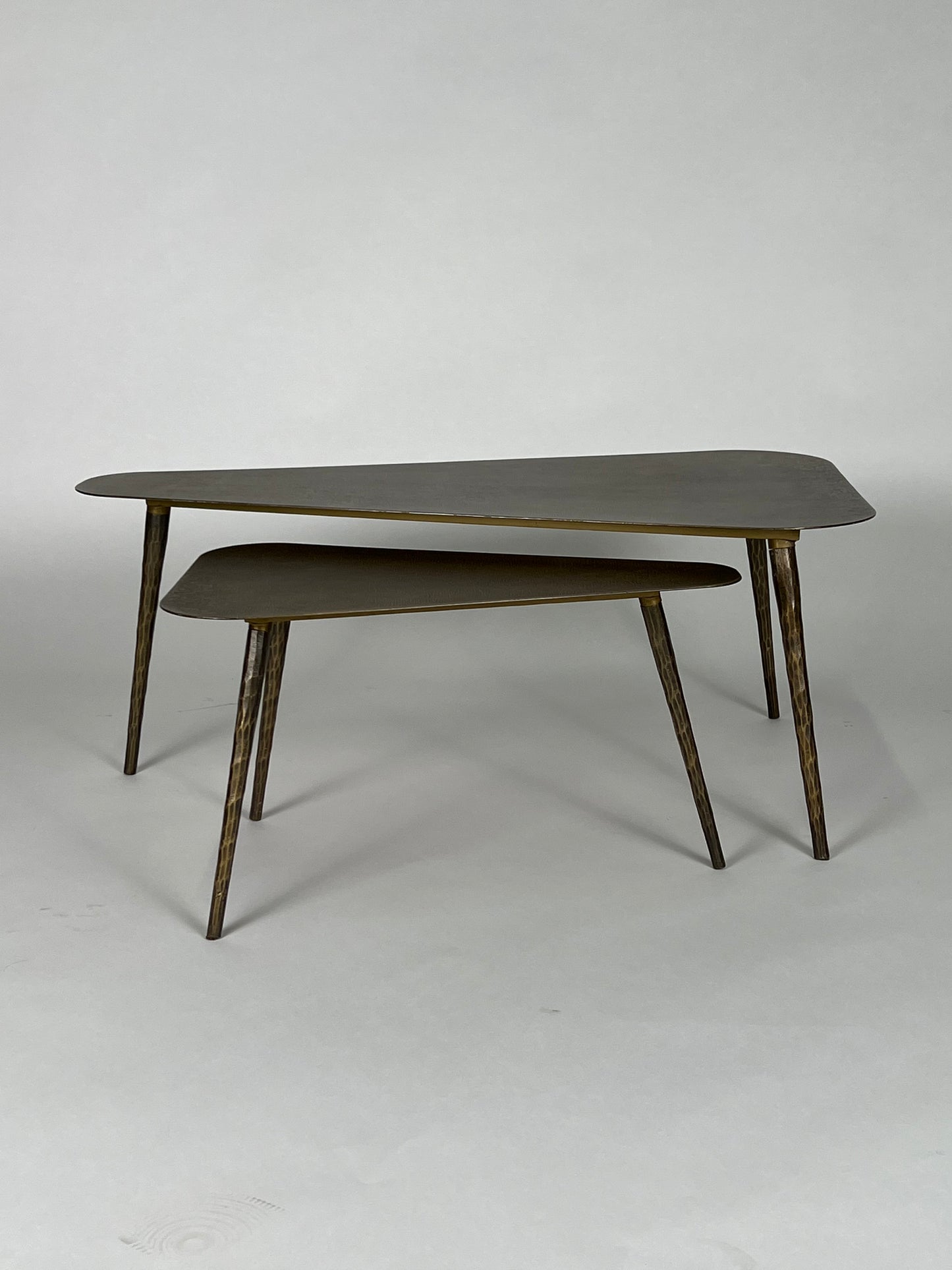 Nesting triangle coffee tables / side tables