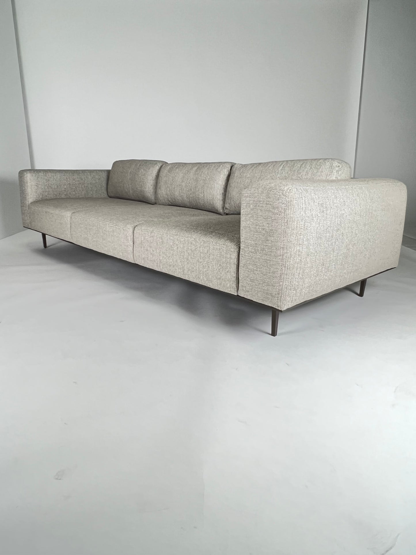 Pale tan / cream sofa, classic Italian styling