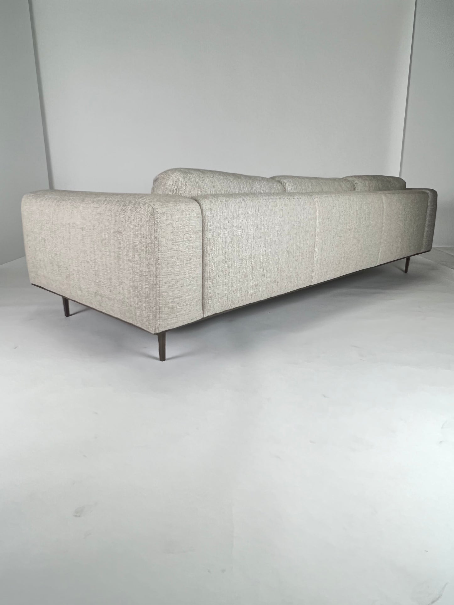 Pale tan / cream sofa, classic Italian styling