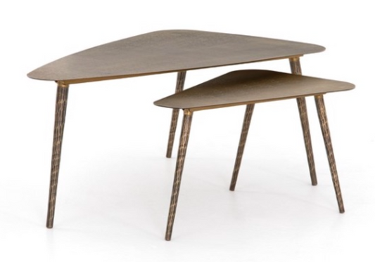 Nesting triangle coffee tables / side tables