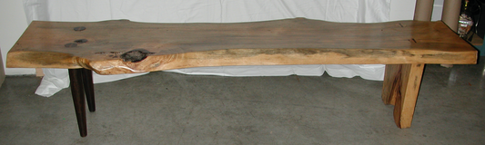 Long live edge coffee table or bench