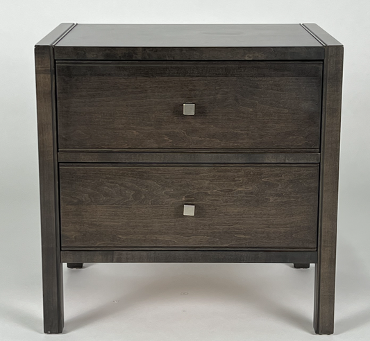 Dark brown night stand or side table