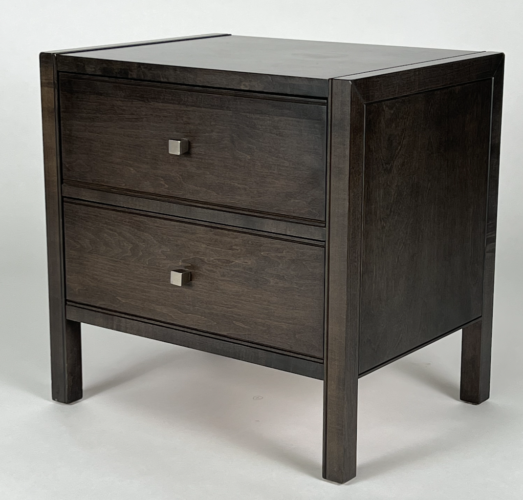 Dark brown night stand or side table