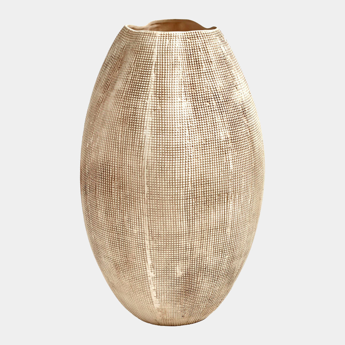 Sisal Vase-Tan, large