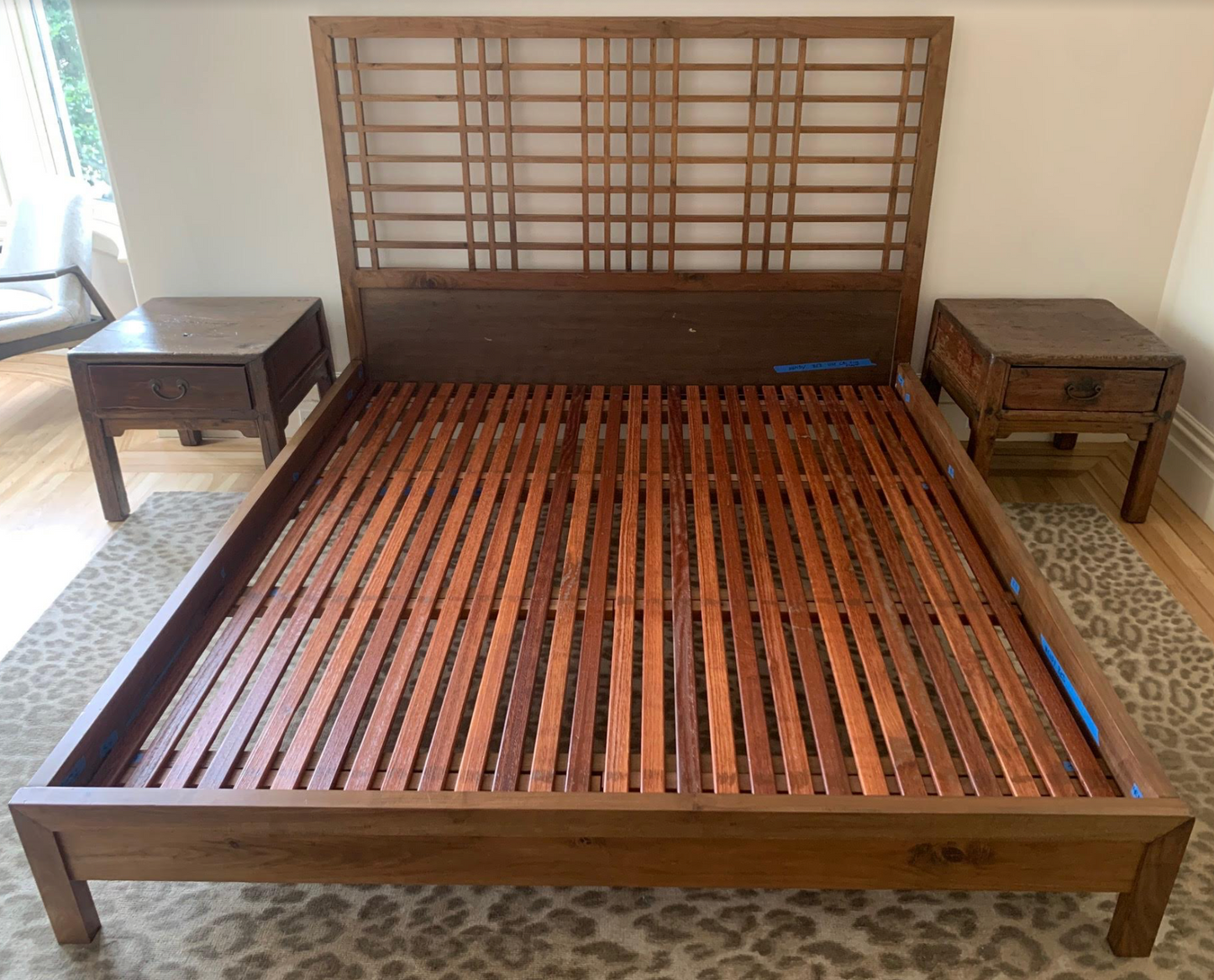 Wendy bed frame, wood, custom size