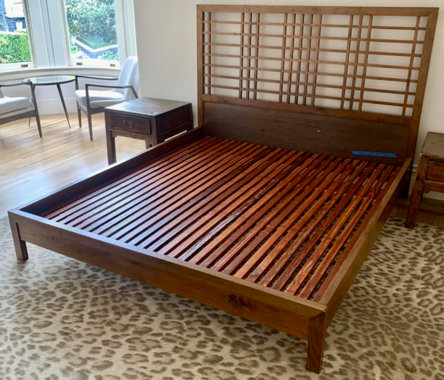 Wendy bed frame, wood, custom size