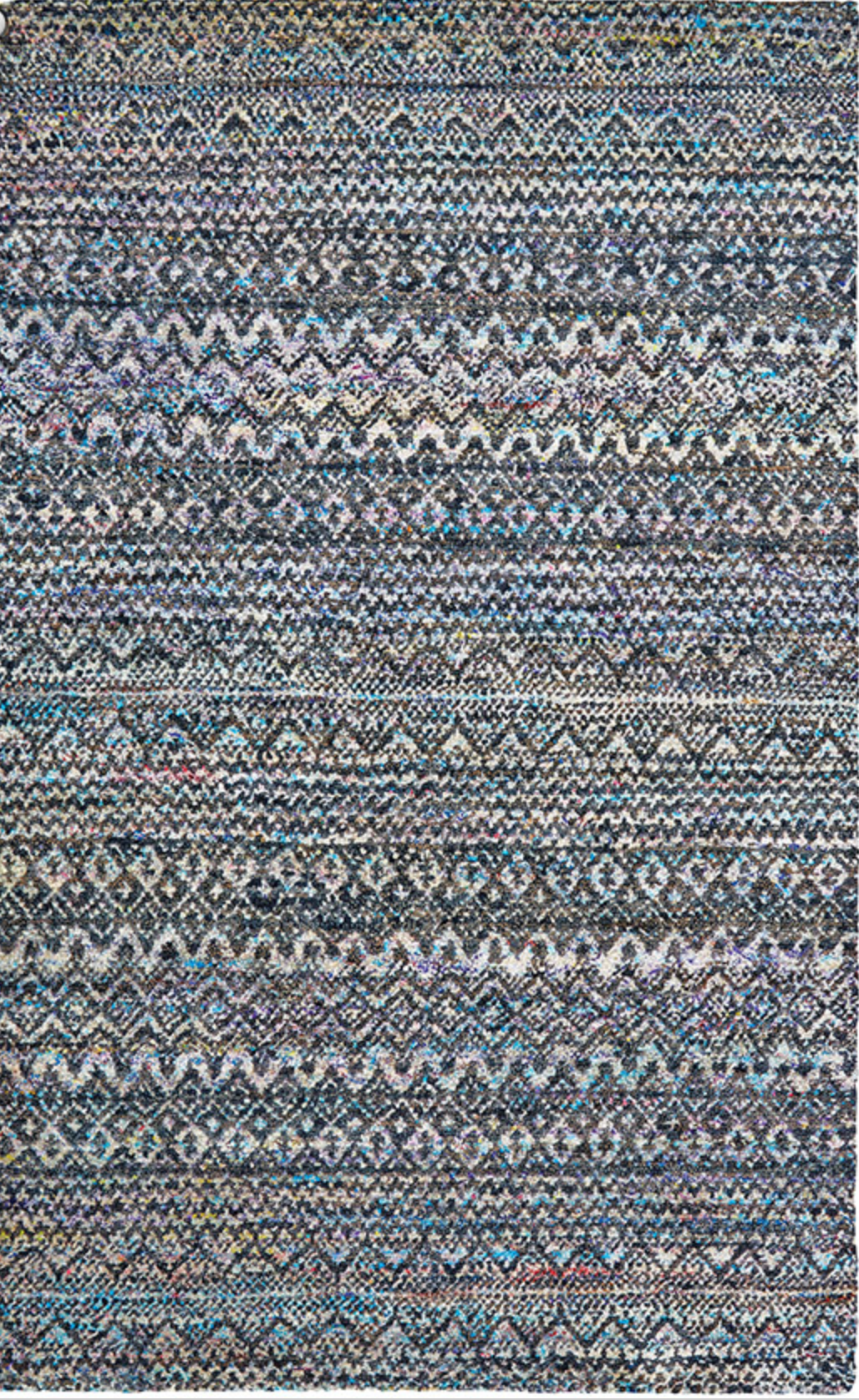 9'6" x 13'6" Tortola thundercloud, multi colored