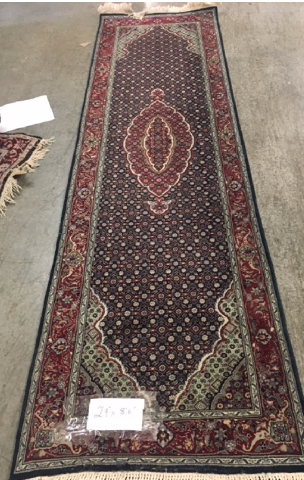 2'4" x 8'6" Persian runner