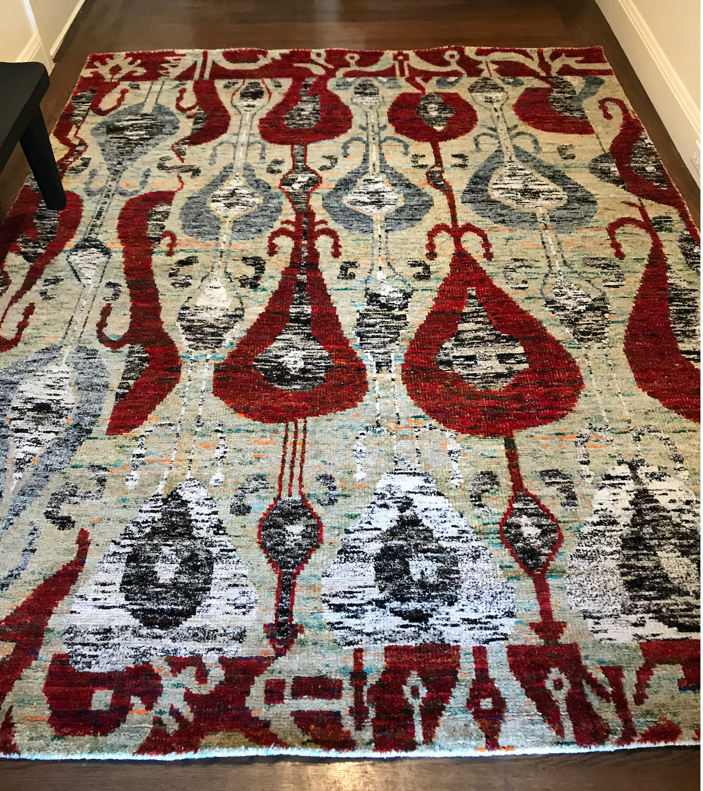 7'6" x 9'10" Silk sari Giselle rug