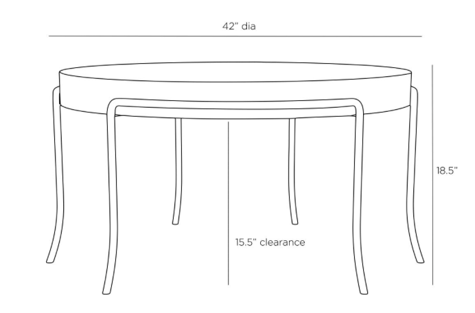 Mosquito coffee table