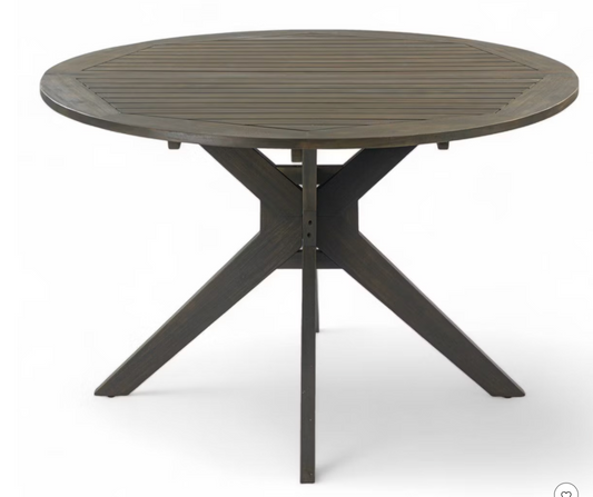 47" diameter round outdoor dining table