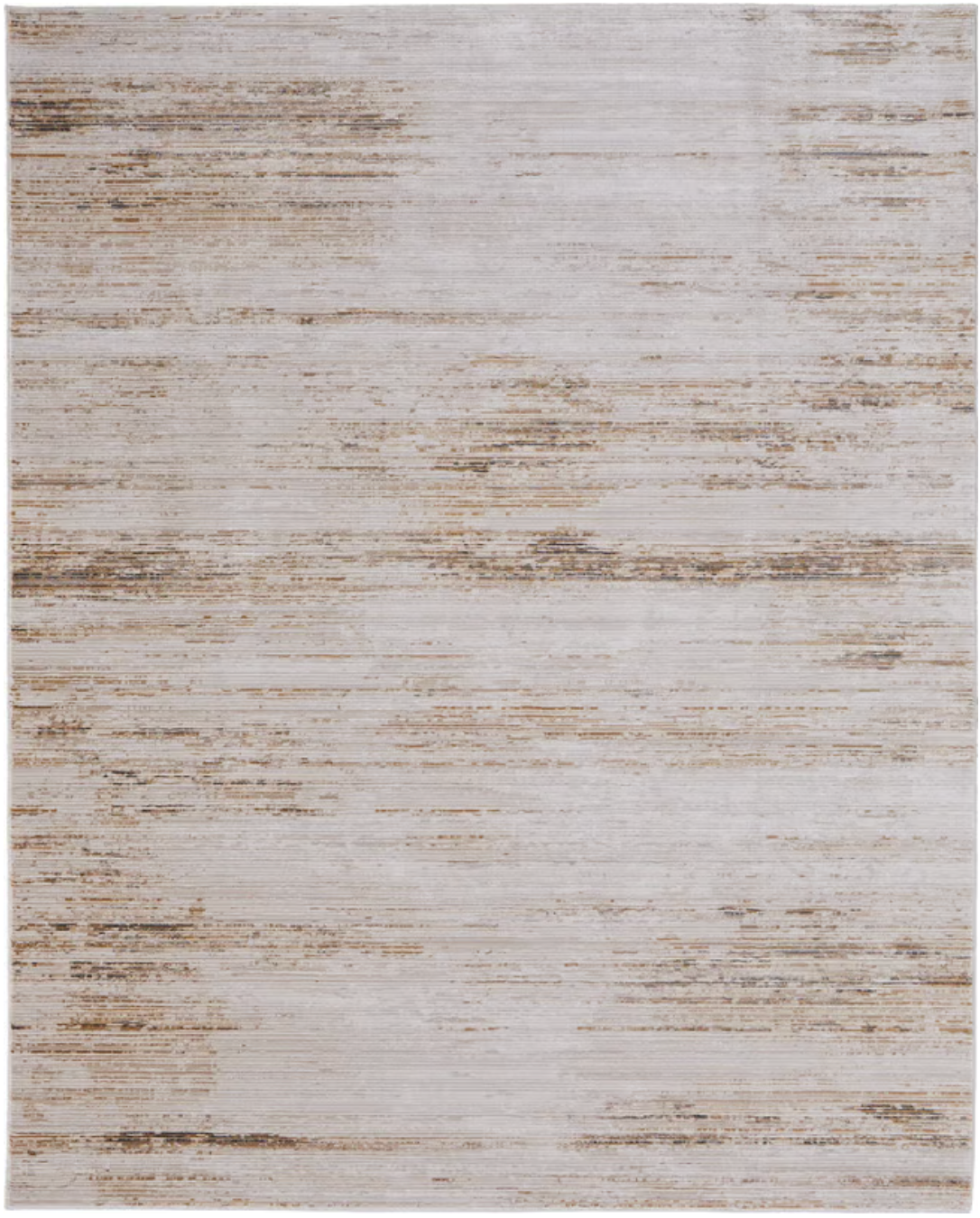 7'10" x 10'3", ivory, light and dark taupe