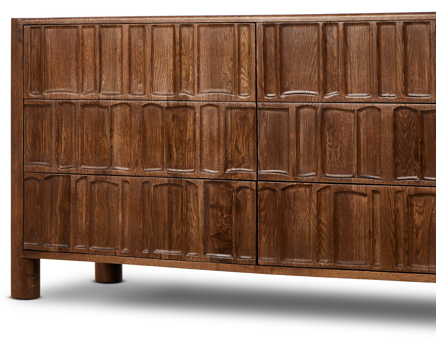 Ezri 6 drawer dresser, 70w x 22d x 33.75h