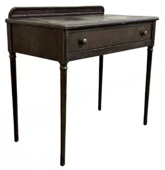 Vintage vanity, desk or side table; metal