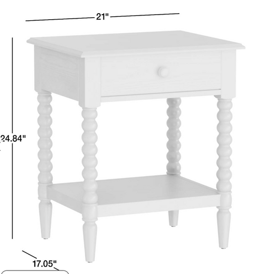 Jenny Lind white nightstand
