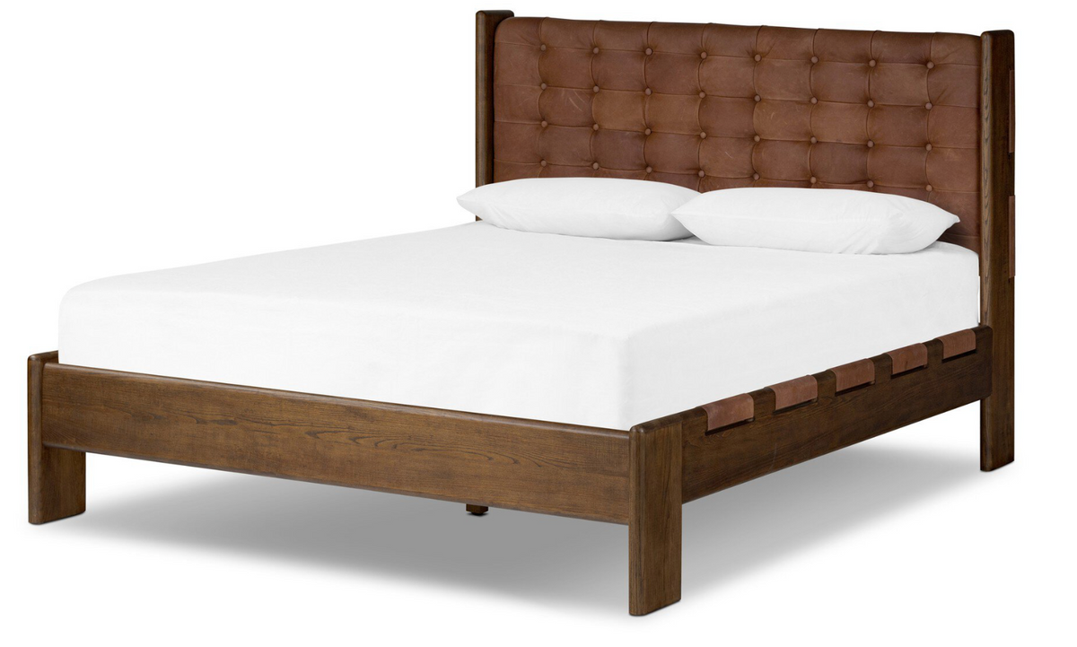 Halston, sienna brown, 80"w x 90"d