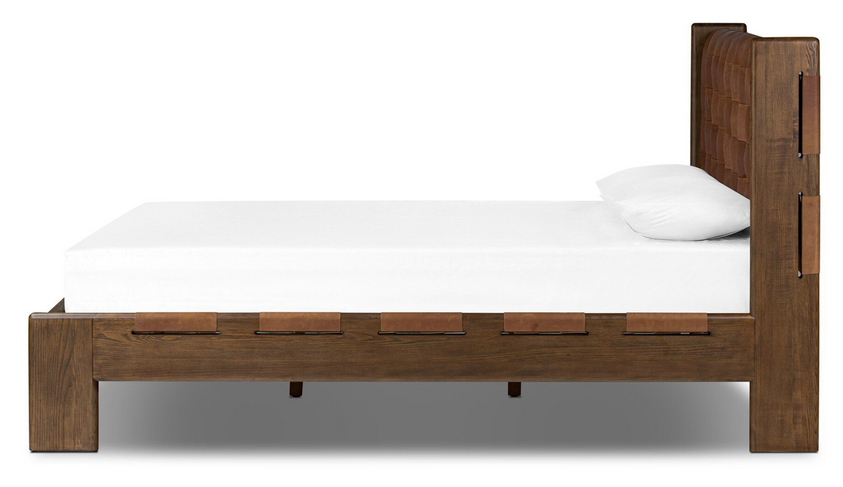Halston, sienna brown, 80"w x 90"d