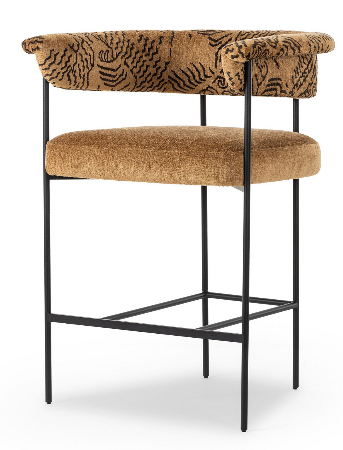 Carrie Bar + Counter Stool, Balkan Ochre, 25.50"w x 23.00"d x 35.50"h
