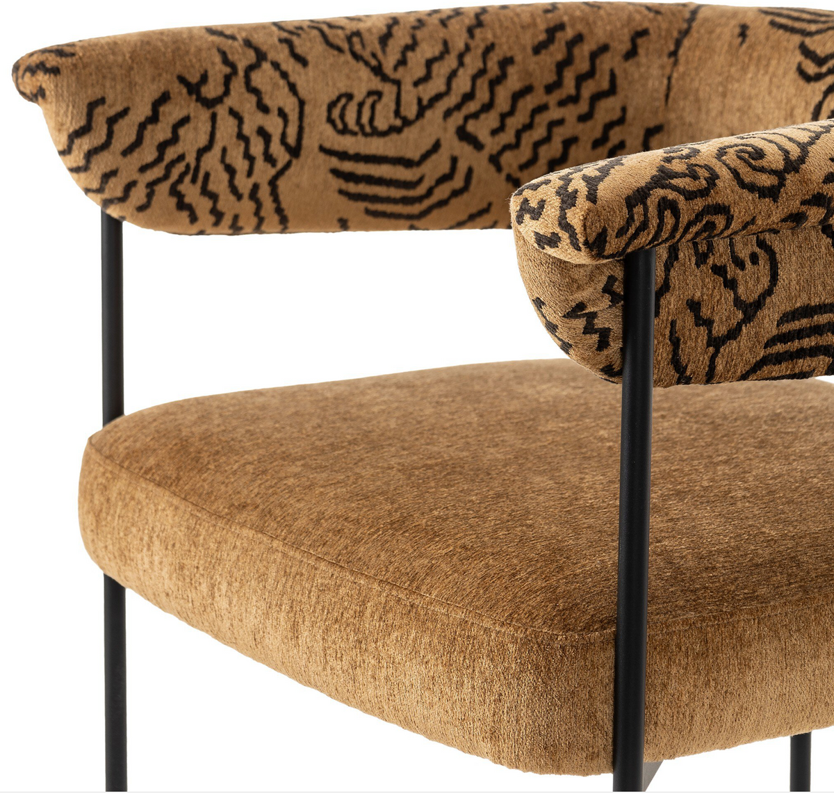 Carrie Bar + Counter Stool, Balkan Ochre, 25.50"w x 23.00"d x 35.50"h