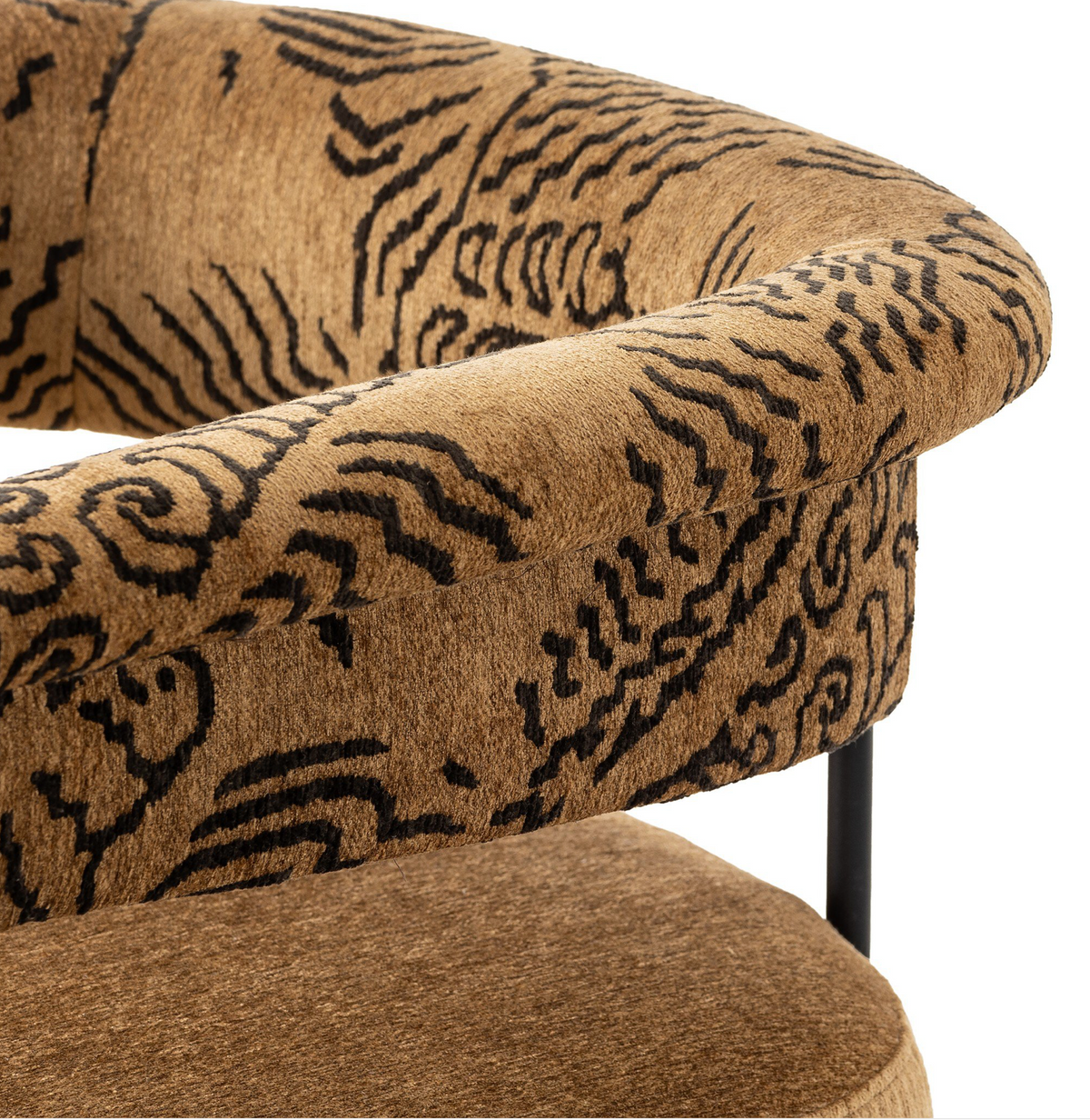 Carrie counter seat, Balkan ochre