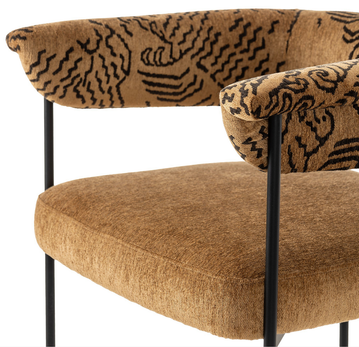 Carrie counter seat, Balkan ochre