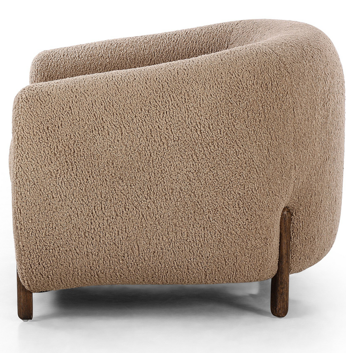 Lyla sheepskin camel chair
