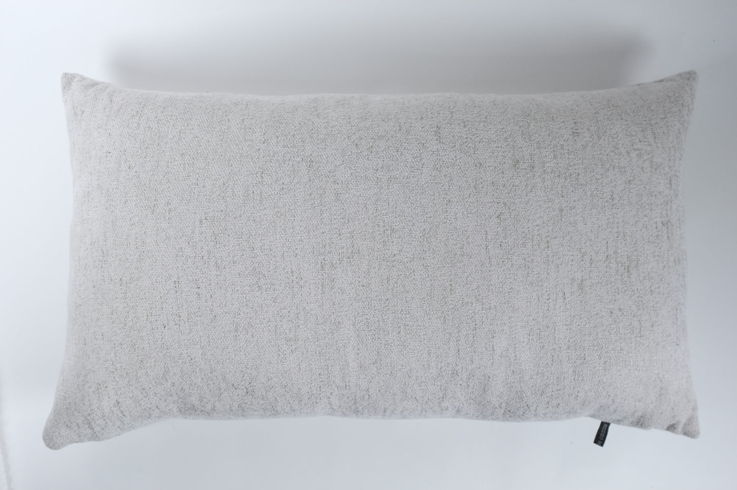 Light Grey Textured Lumbar Pillow