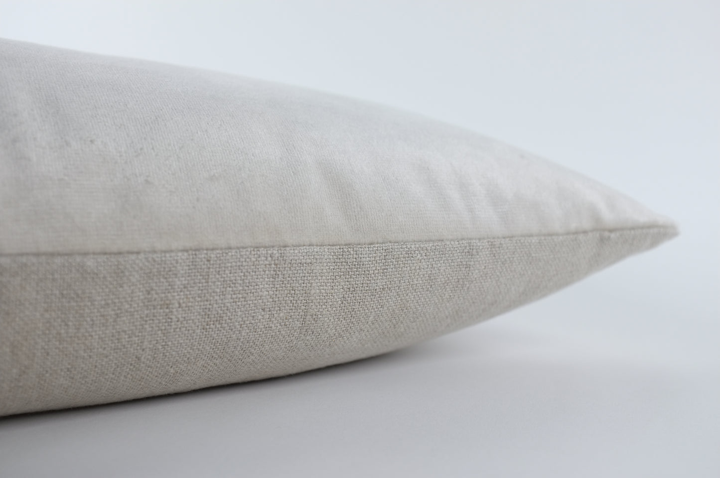 White Velvet Lumbar Pillow