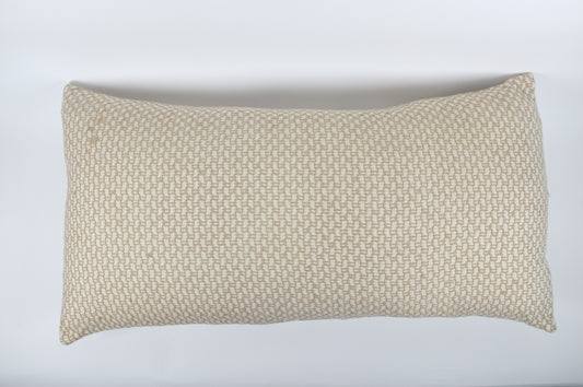 Natural and Camel JUMBO Lumbar Pillow