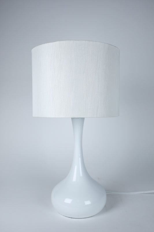 Long Necked White Table Lamp