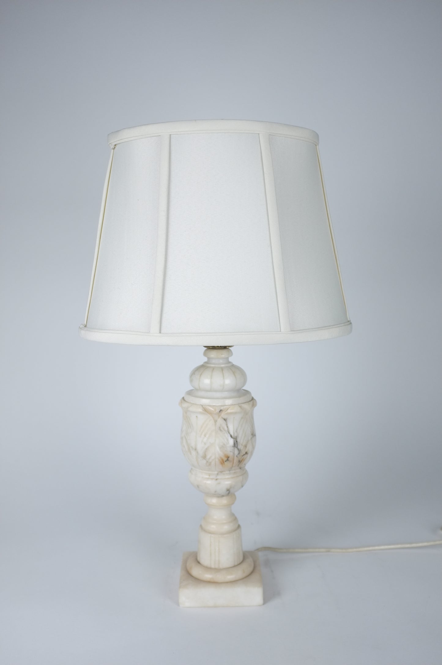 Vintage Alabaster Table Lamp