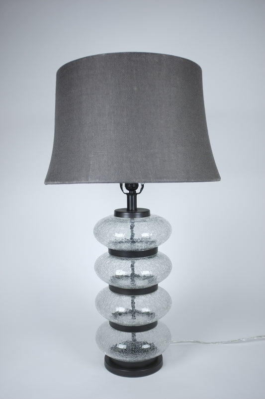 Crackle Glass Table Lamp