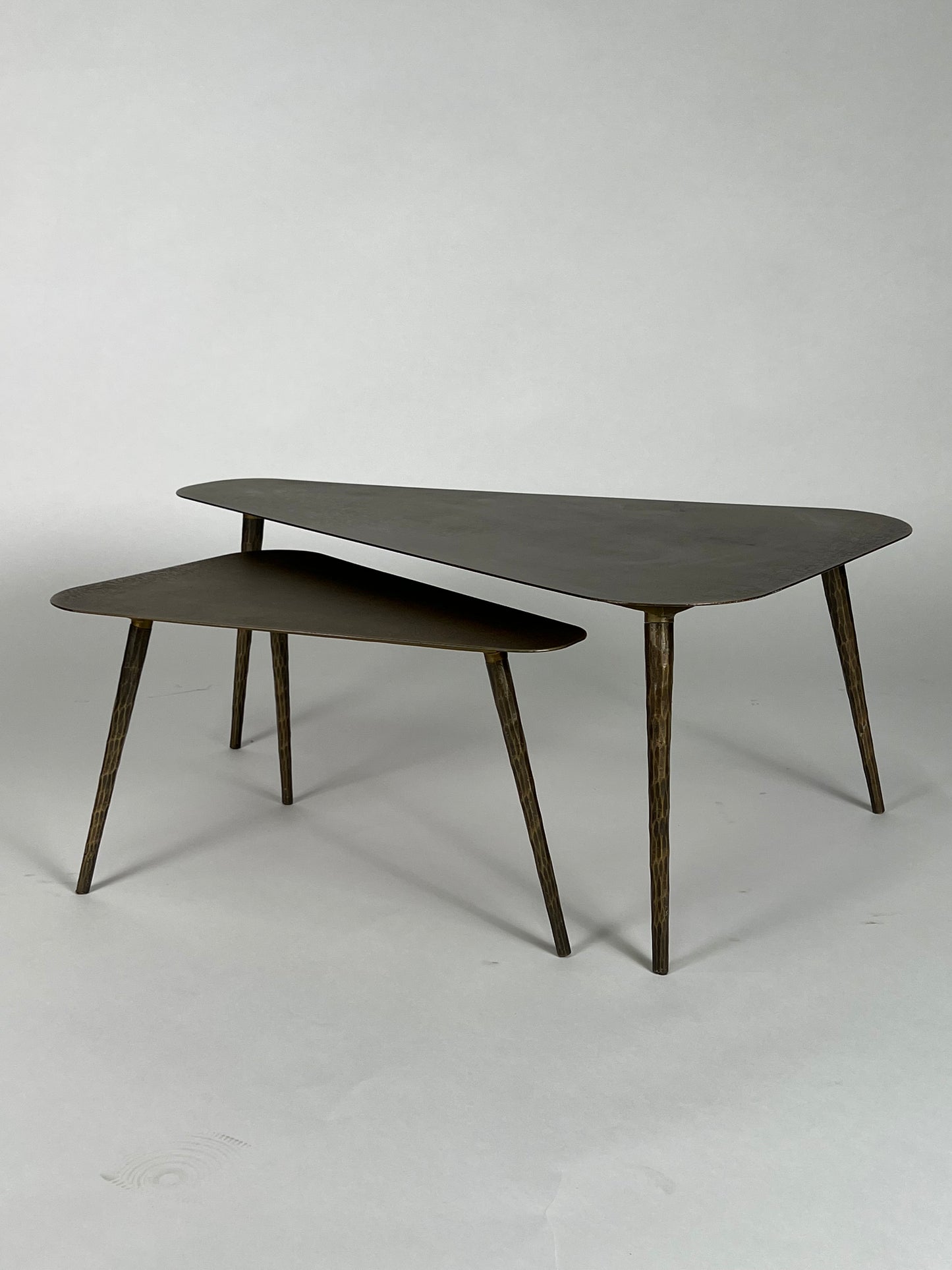 Nesting triangle coffee tables / side tables