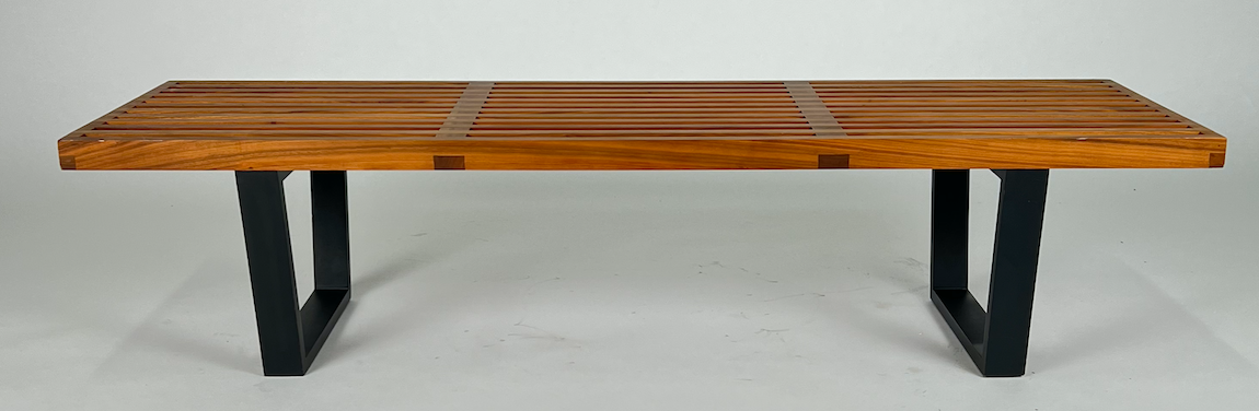 Walnut Nelson bench or coffee table