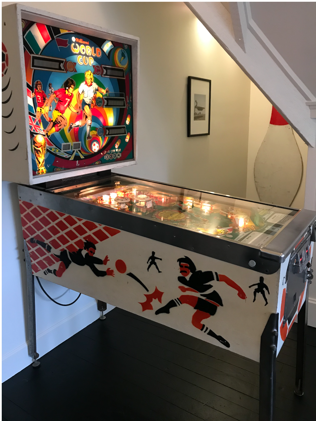 Vintage pinball machine