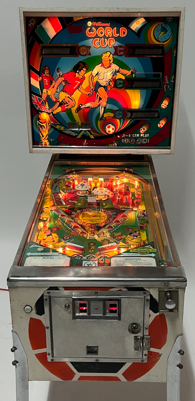 Vintage pinball machine